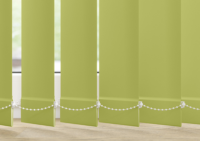 Trinity (Blackout), Lime - Vertical Blind - Image 4